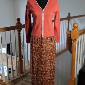 Charter Club petite skirt and sweater set P/S